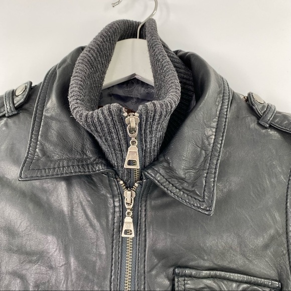 Danier Black Leather Removable Double-Lined Jacket - Size S - Picture 5 of 11